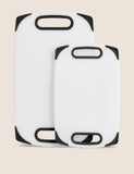 Set of 2 plastic chopping boards (British brand)