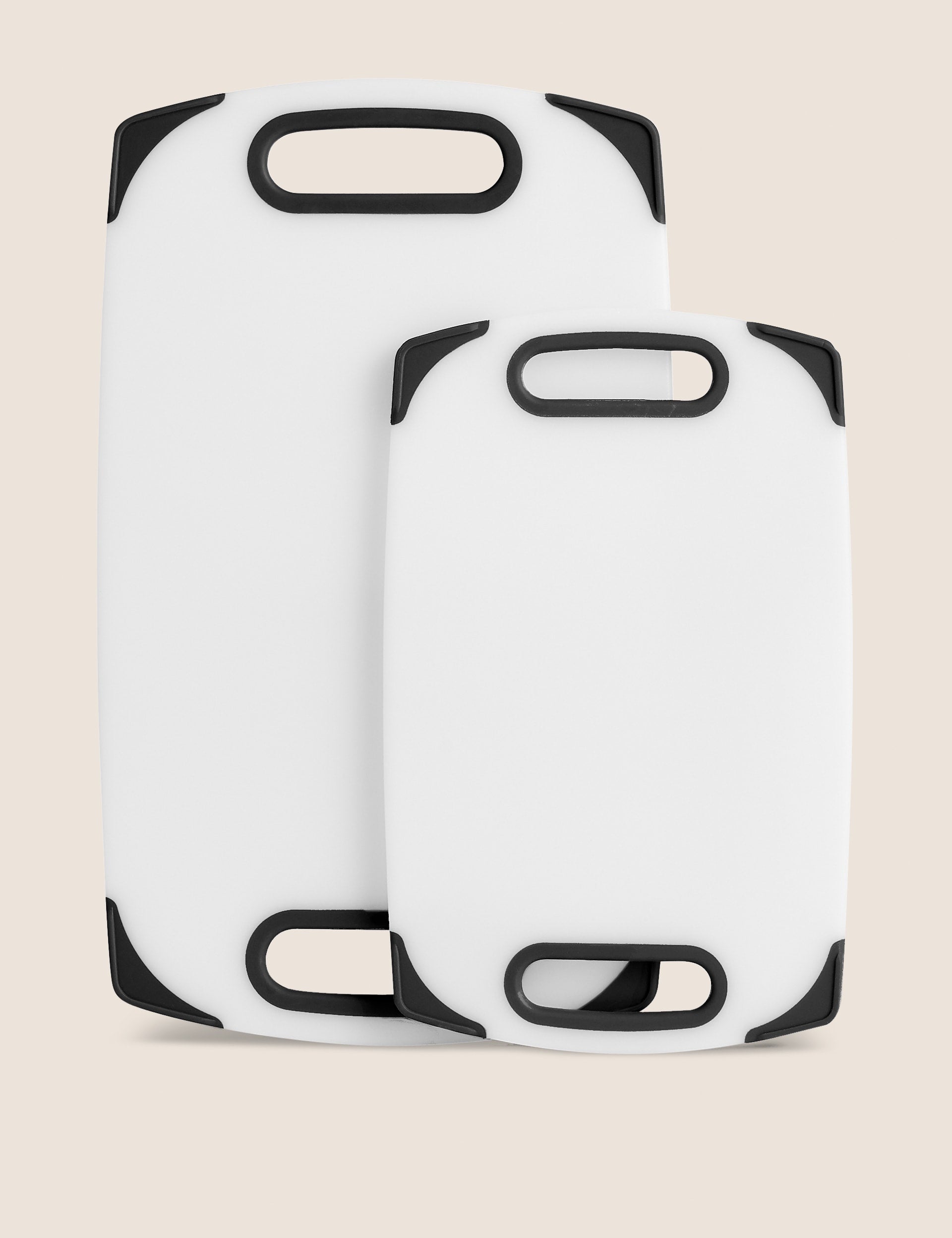 Set of 2 plastic chopping boards (British brand)
