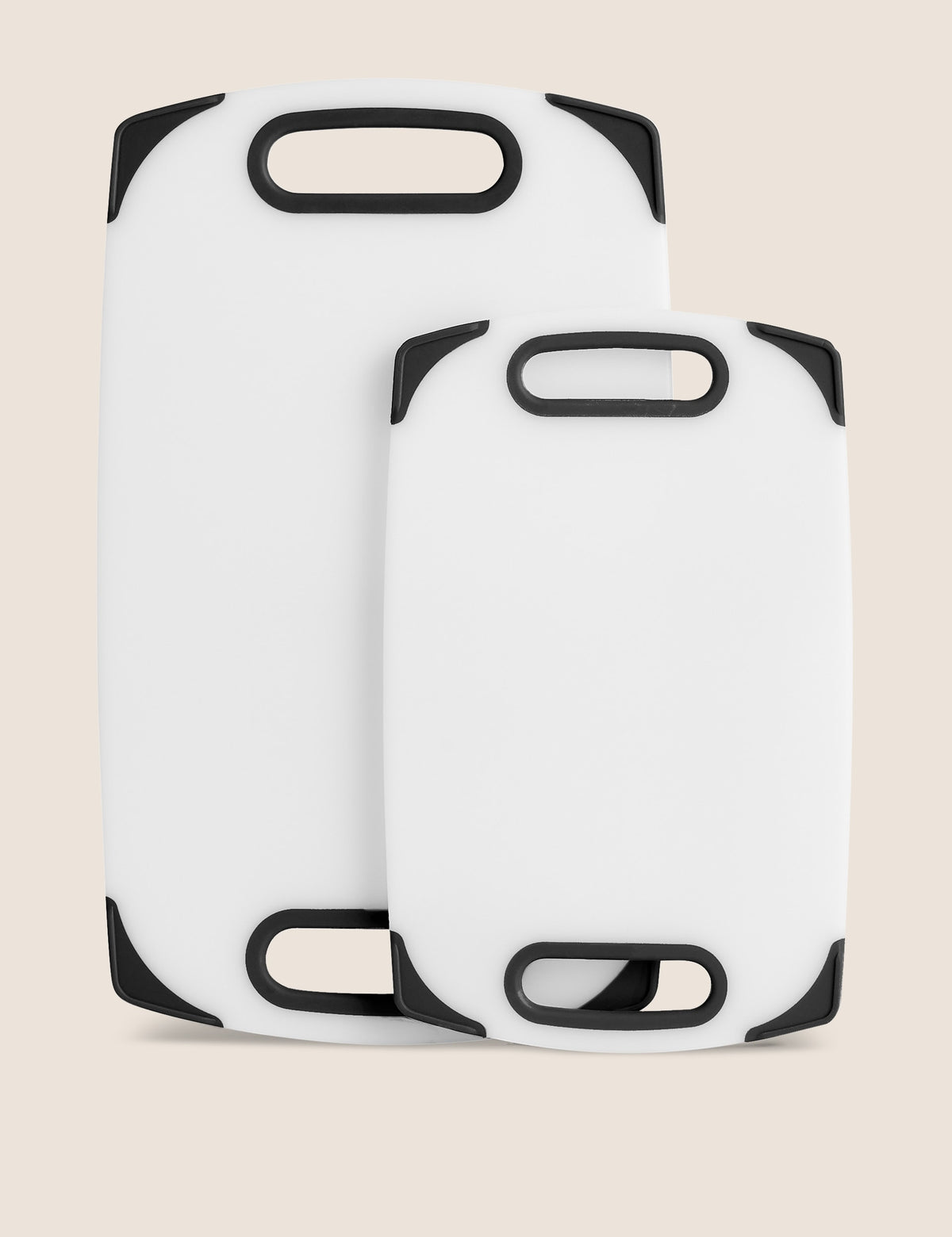 Set of 2 plastic chopping boards (British brand)