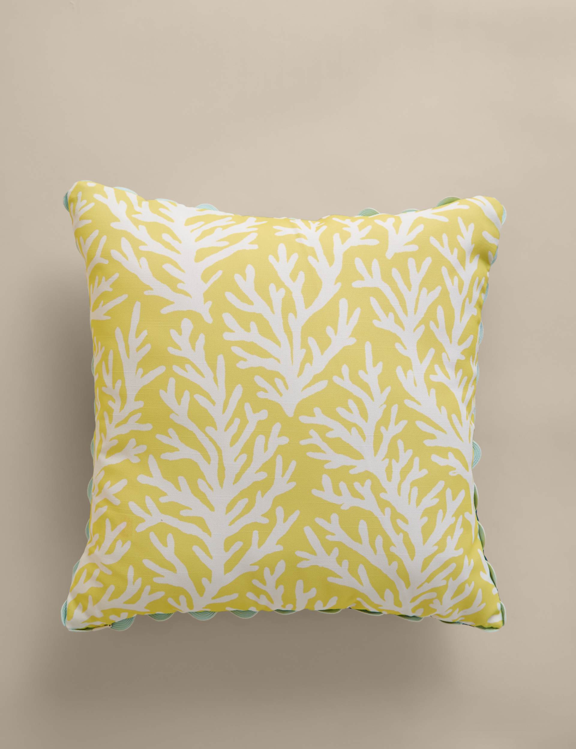 Coastal outdoor cushions set of two 43cm square - British product