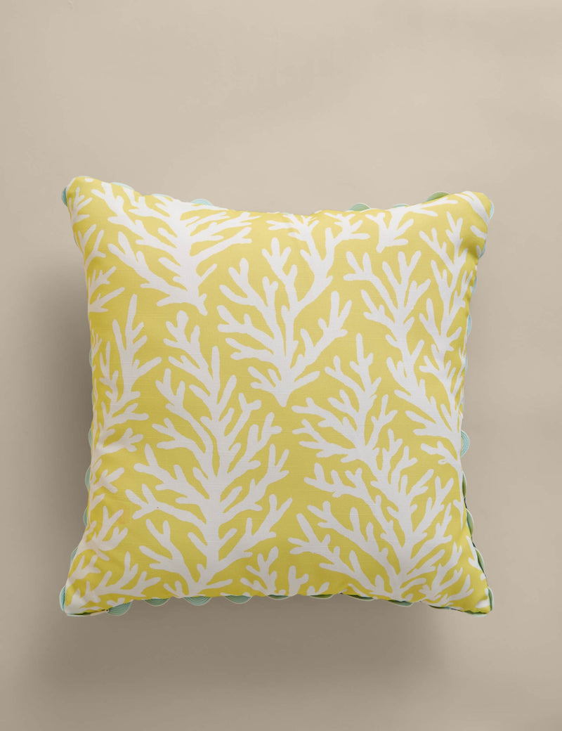 Coastal outdoor cushions set of two 43cm square - British product