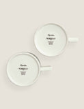 Morris & Co Daffodil Mugs set of 2 porcelain (British brand)