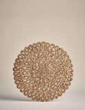 Floral rattan placemats set of 2 (British brand)