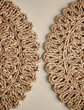 Floral rattan placemats set of 2 (British brand)