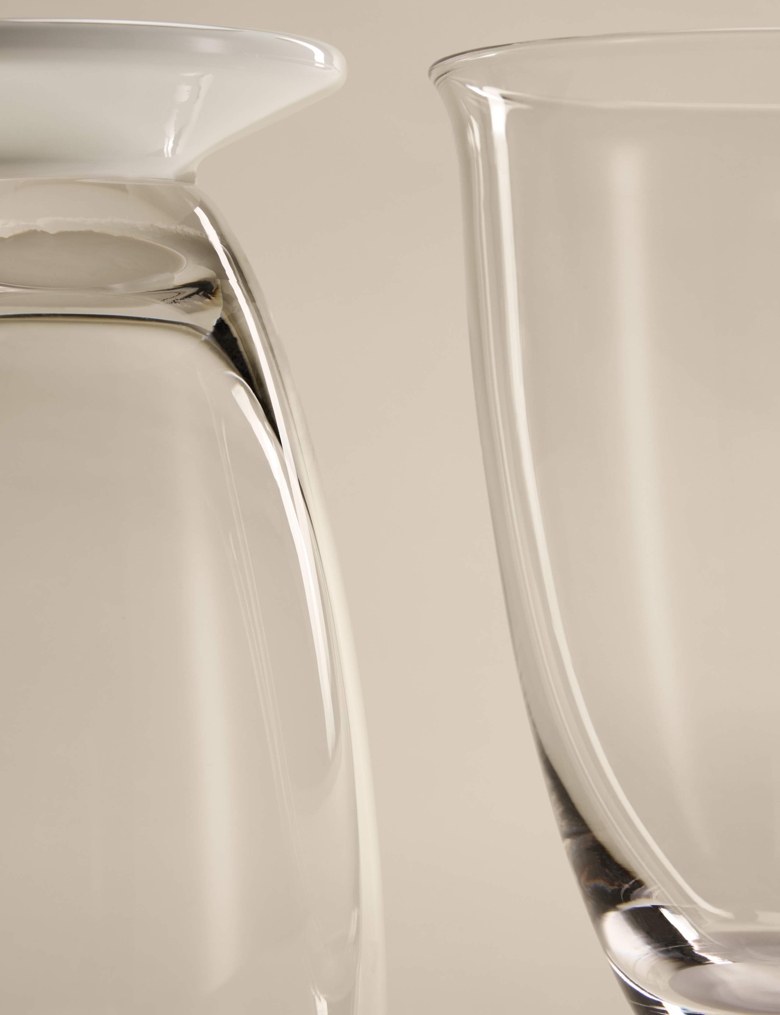 M&S hi ball glasses set of 2 footed - UK version