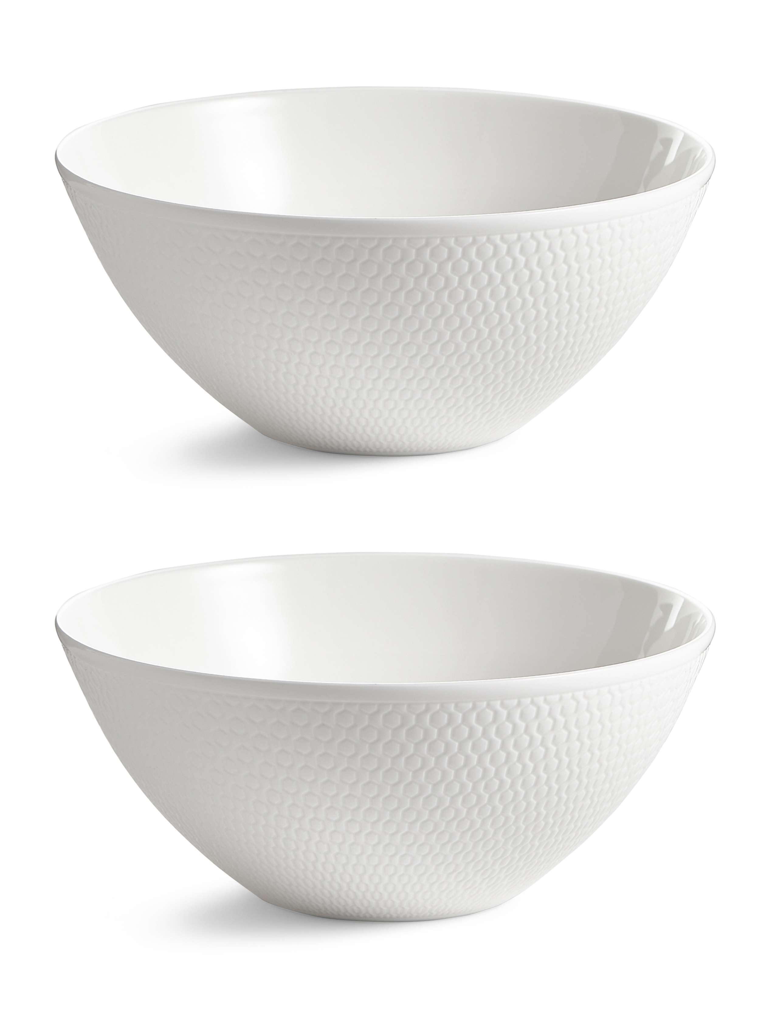Wedgwood Gio cereal bowls set of 2 fine bone china (British brand)