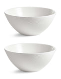Wedgwood Gio cereal bowls set of 2 fine bone china (British brand)