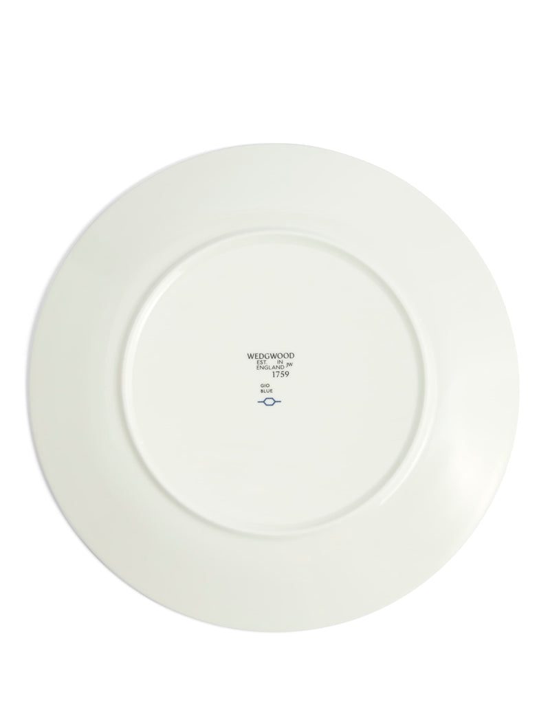 Wedgwood Gio dinner plates fine china blue rim, imported from the UK