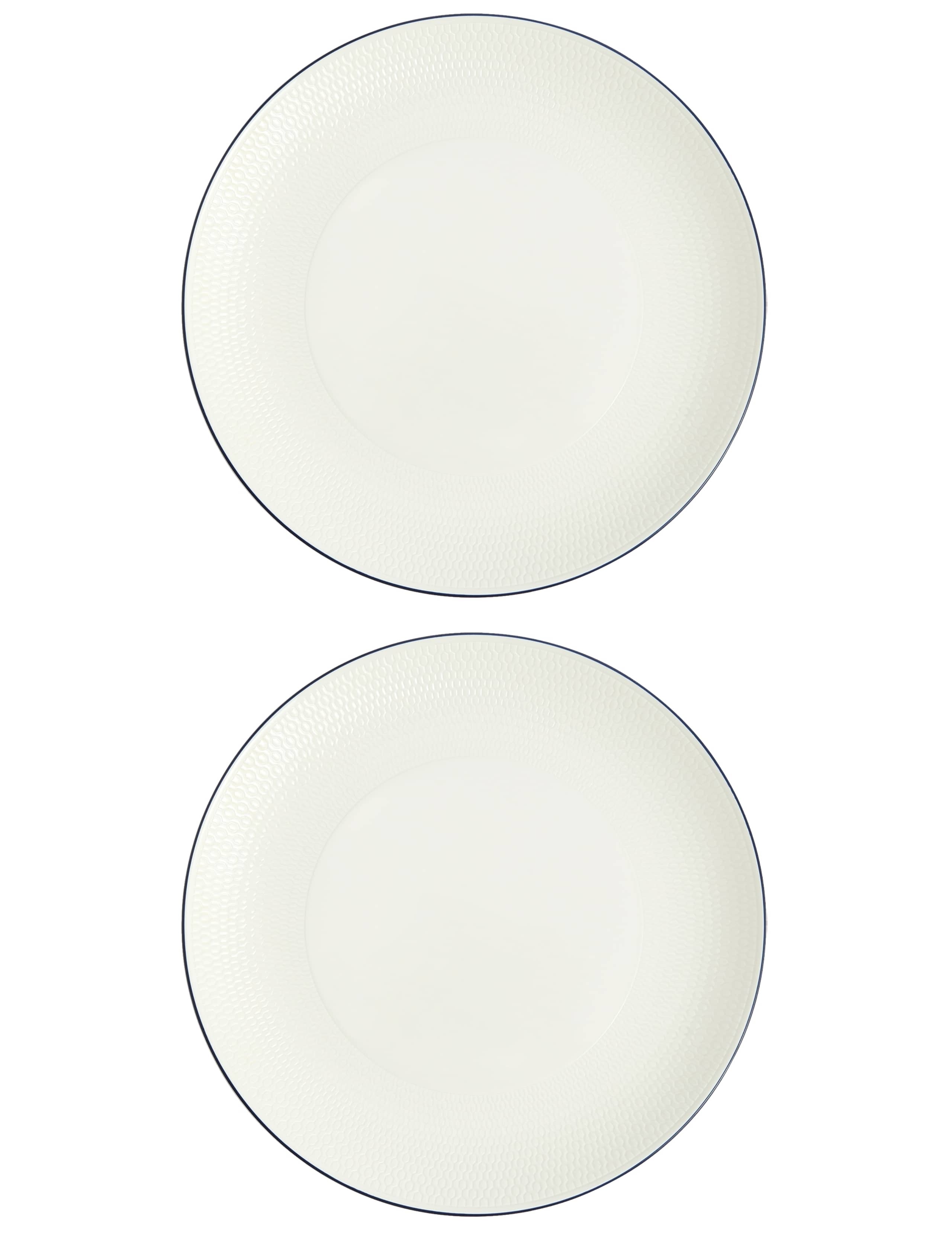 Wedgwood Gio dinner plates set of 2 fine bone china, imported from the UK