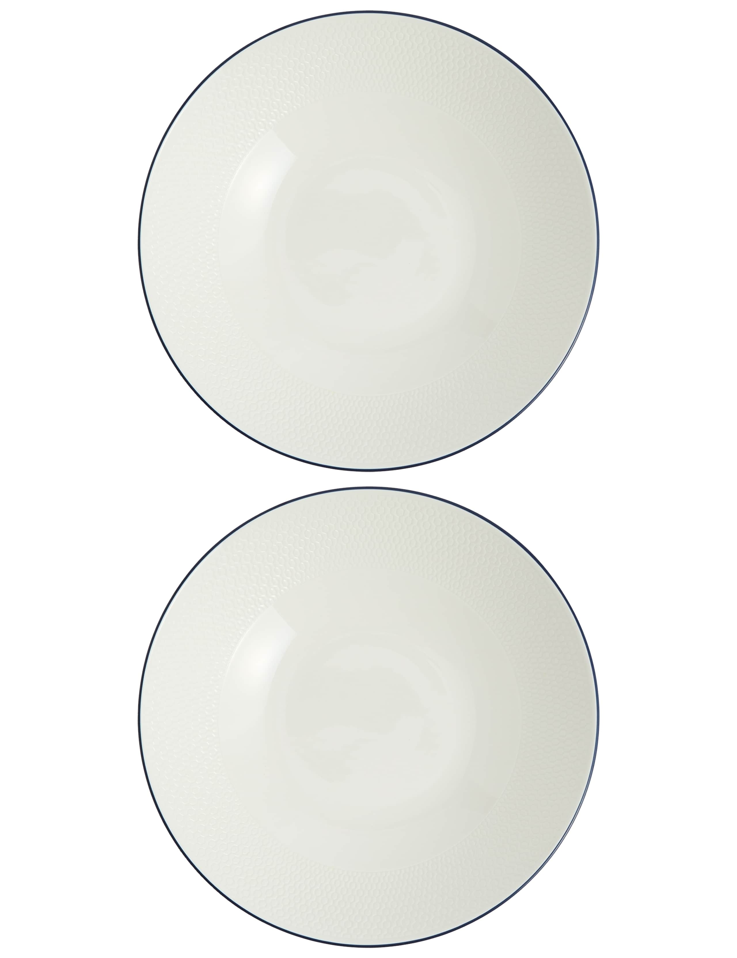 Wedgwood Gio pasta bowls fine bone china set of 2 (British brand)