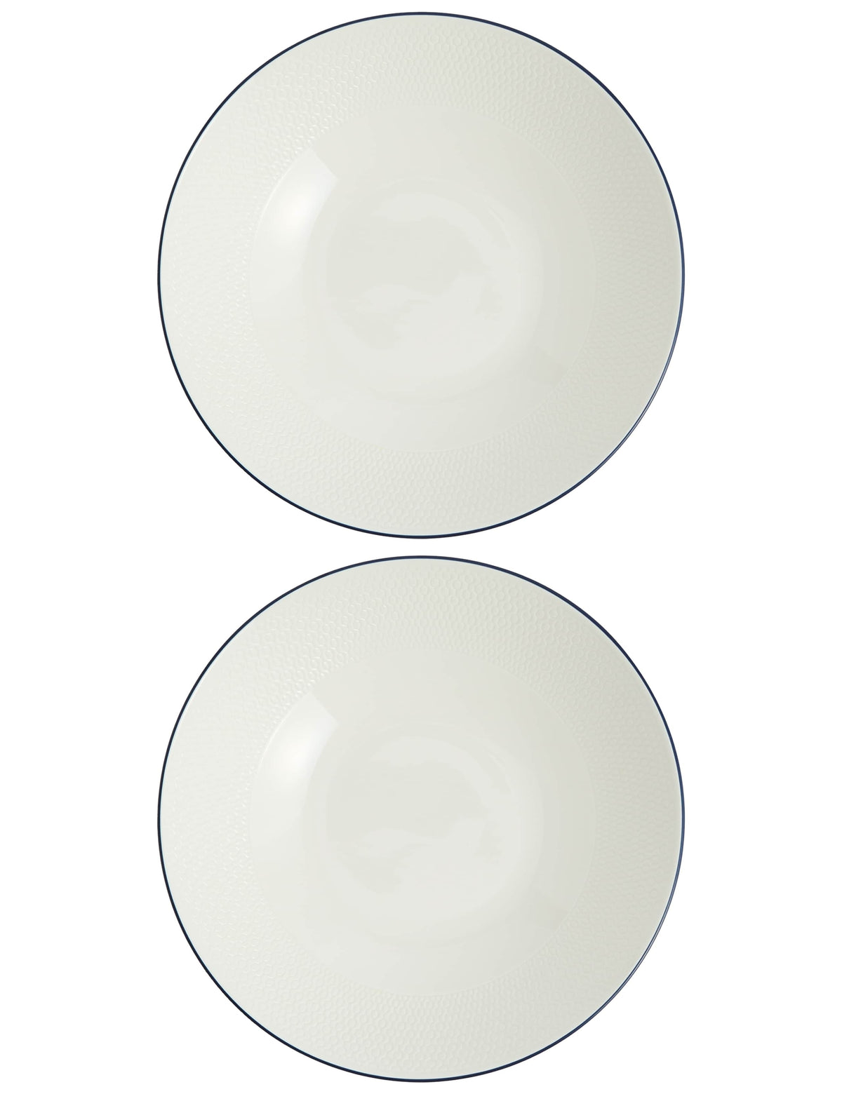 Wedgwood Gio pasta bowls fine bone china set of 2 (British brand)