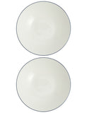 Wedgwood Gio pasta bowls fine bone china set of 2 (British brand)