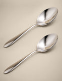 Maxim serving spoons set of 2 stainless steel, imported from the UK