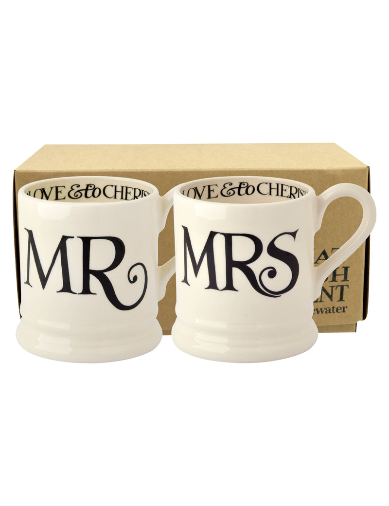 Emma Bridgewater Mr & Mrs Toast Mugs (British brand)