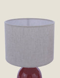 Laura Ashley Penny ceramic ribbed table lamp set (British brand)