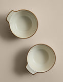 Picky Bits stoneware small handle bowls set of 2 (British brand)
