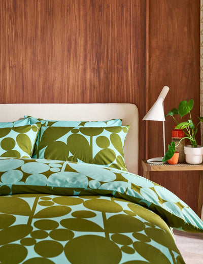 M&S Orla Kiely Set of 2 Pure Cotton Bubble Flower Pillowcases- Buy online at McGrocer