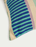 Outdoor cushion set of two modern stripe 50cm - British product