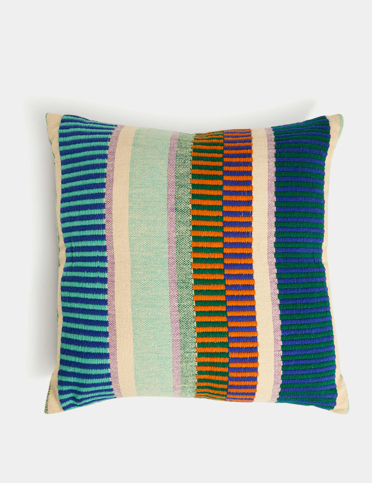 Outdoor cushion set of two modern stripe 50cm - British product
