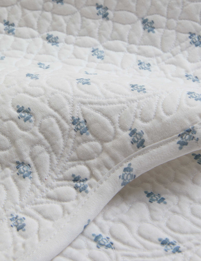 Pure cotton quilted coastal placemats set of 2 (British brand)