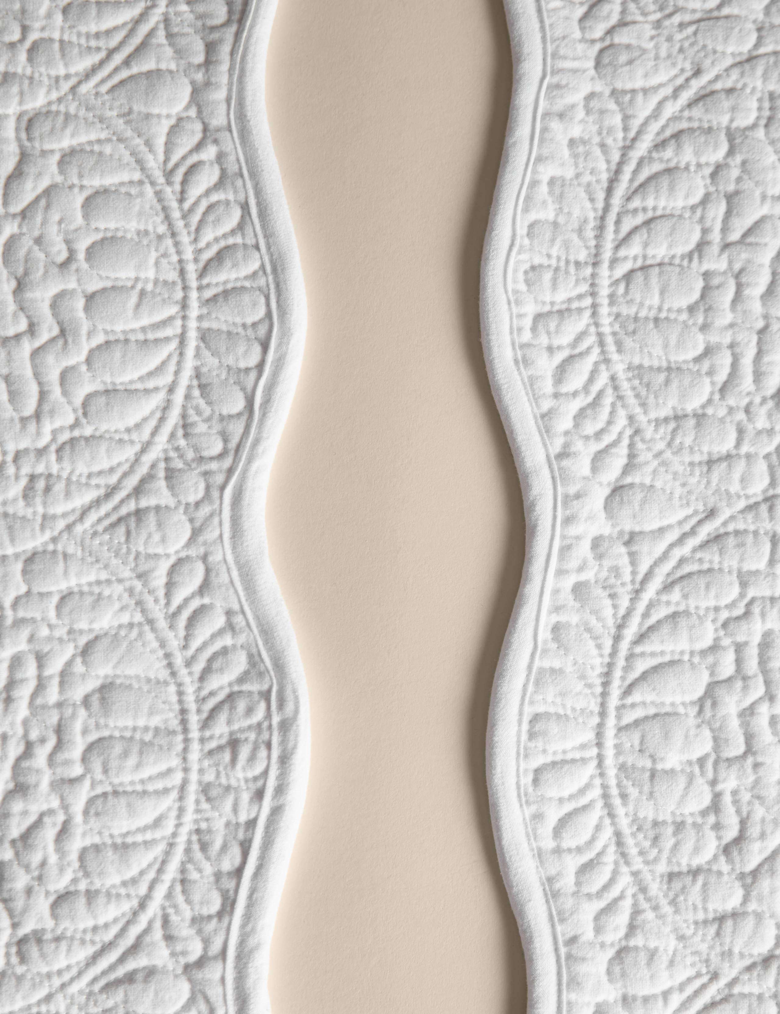 Quilted cotton placemats set of 2, imported from the UK