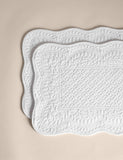 Quilted cotton placemats set of 2, imported from the UK