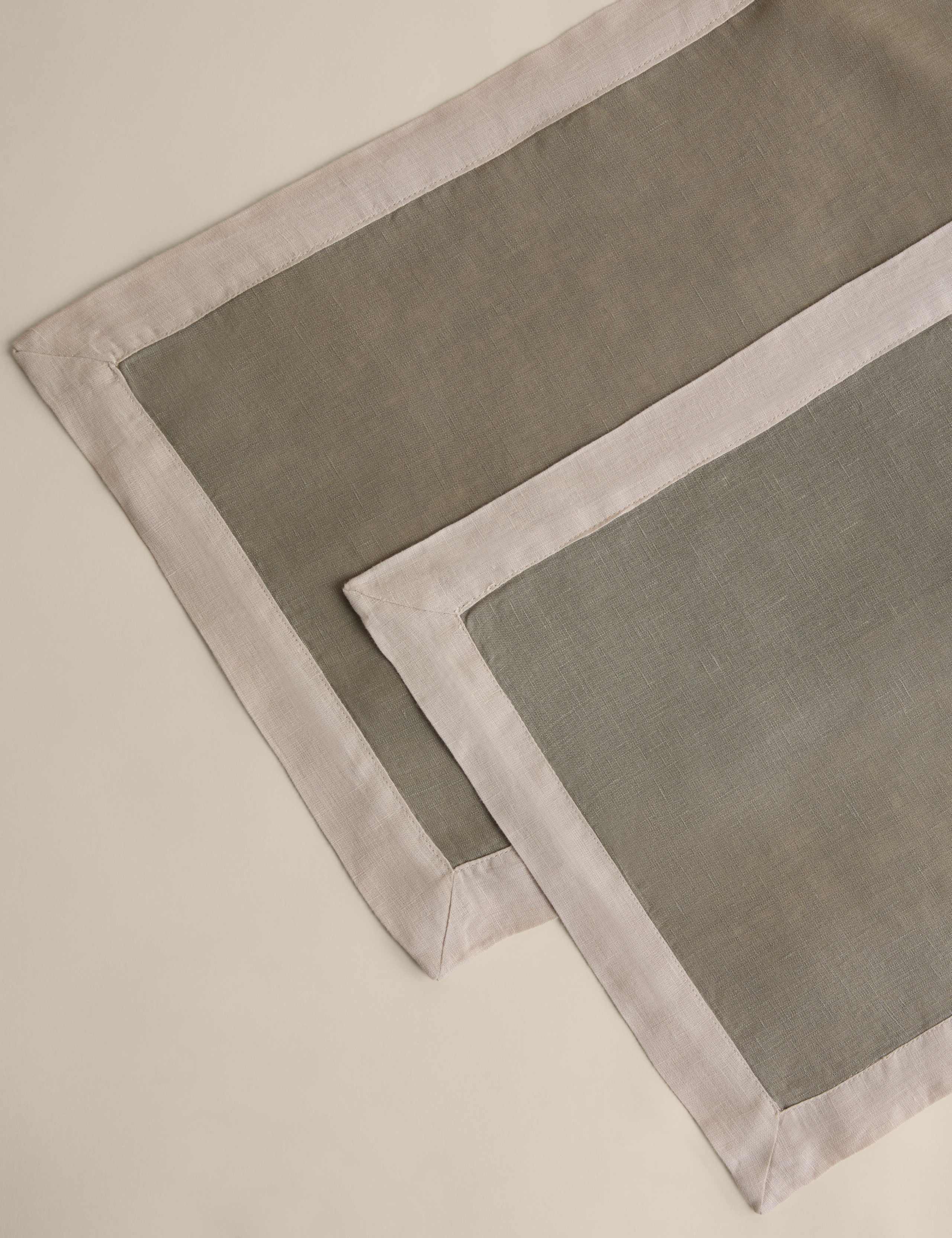 Pure linen placemats set of 2, UK version
