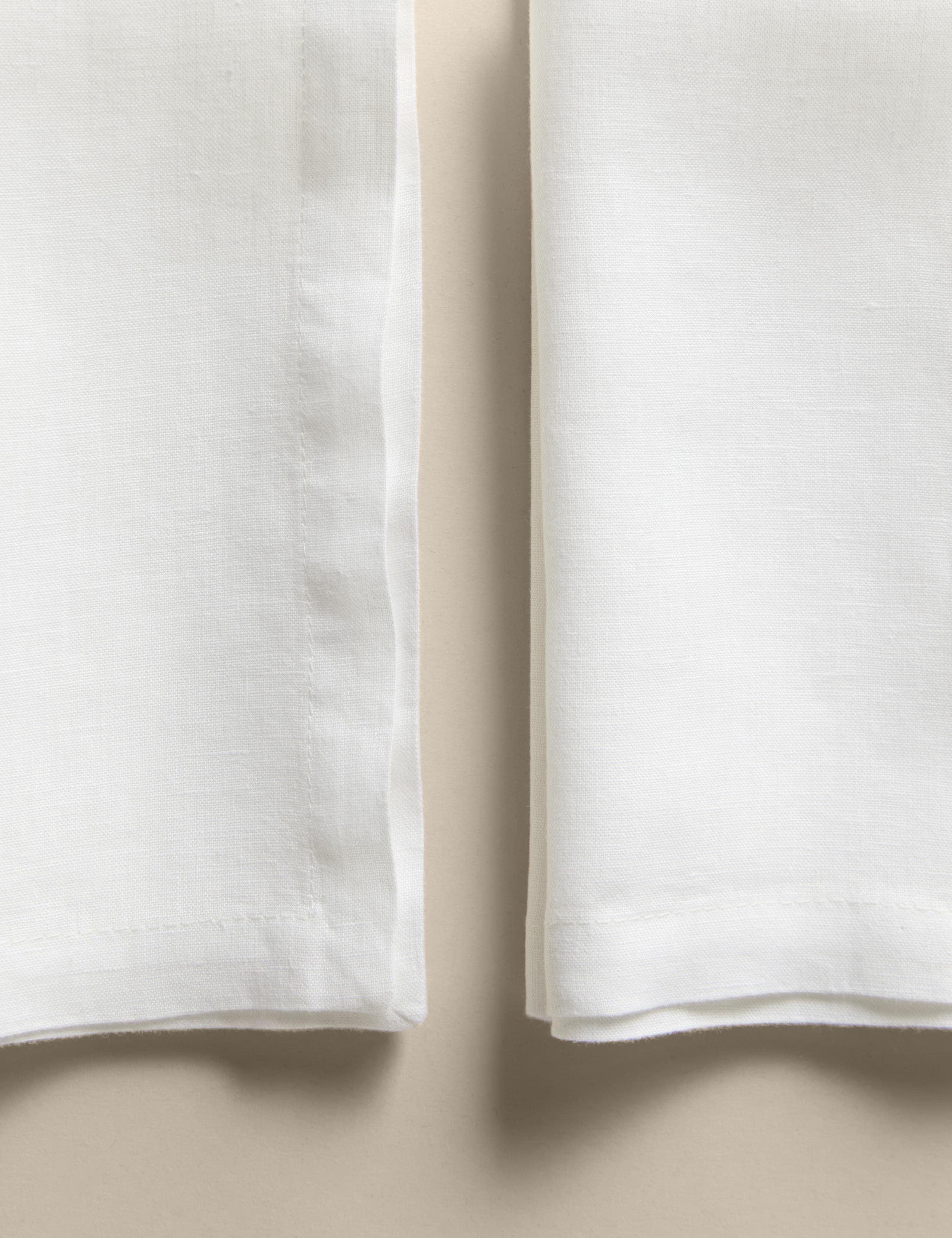 Set of 2 pure linen napkins 45cm x 45cm (British brand)