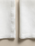 Set of 2 pure linen napkins 45cm x 45cm (British brand)