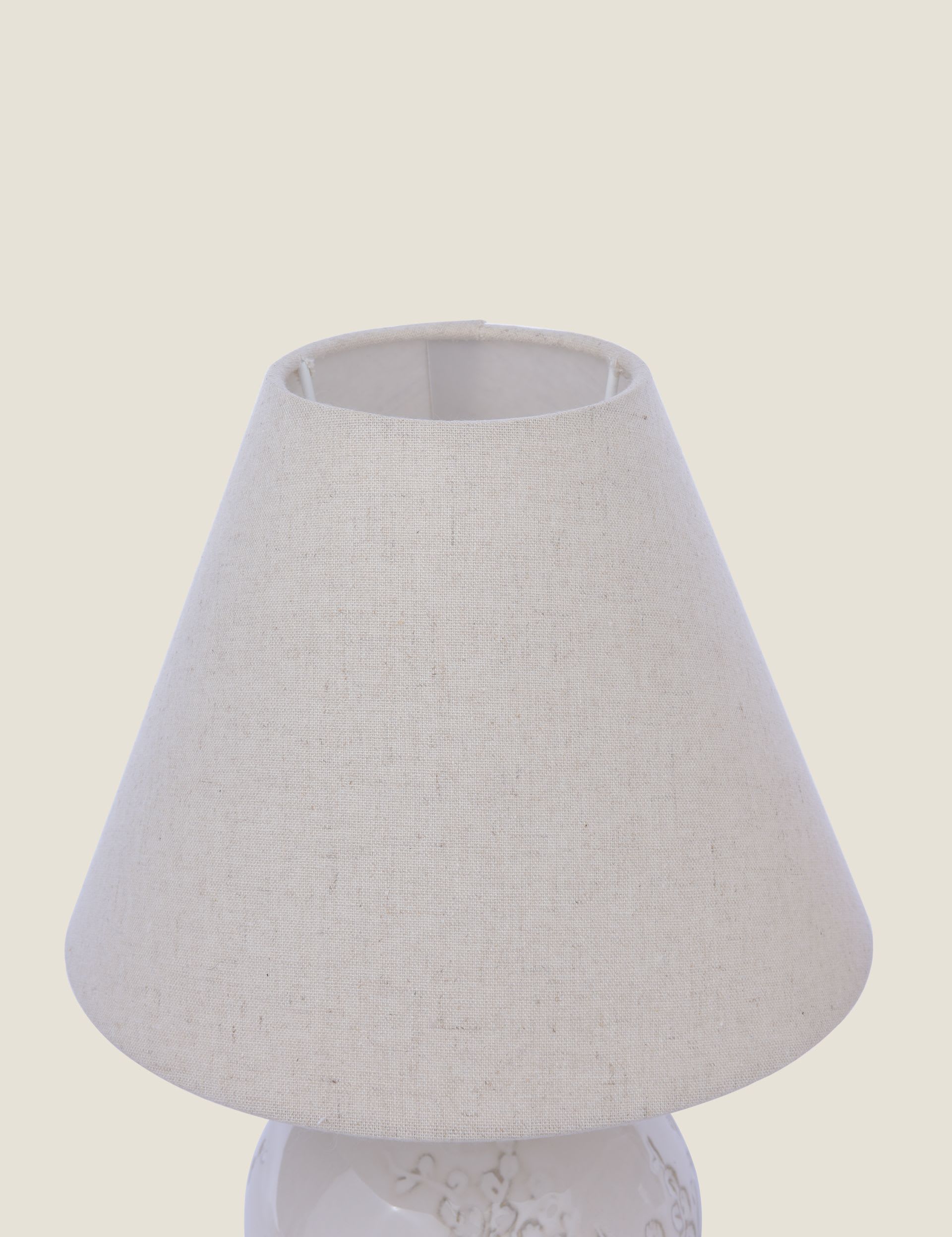 Laura Ashley set of 2 pussywillow table lamps ceramic base - British product