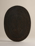 Rattan woven oval placemats 40cm pair, UK version
