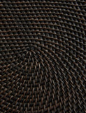 Rattan woven oval placemats 40cm pair, UK version