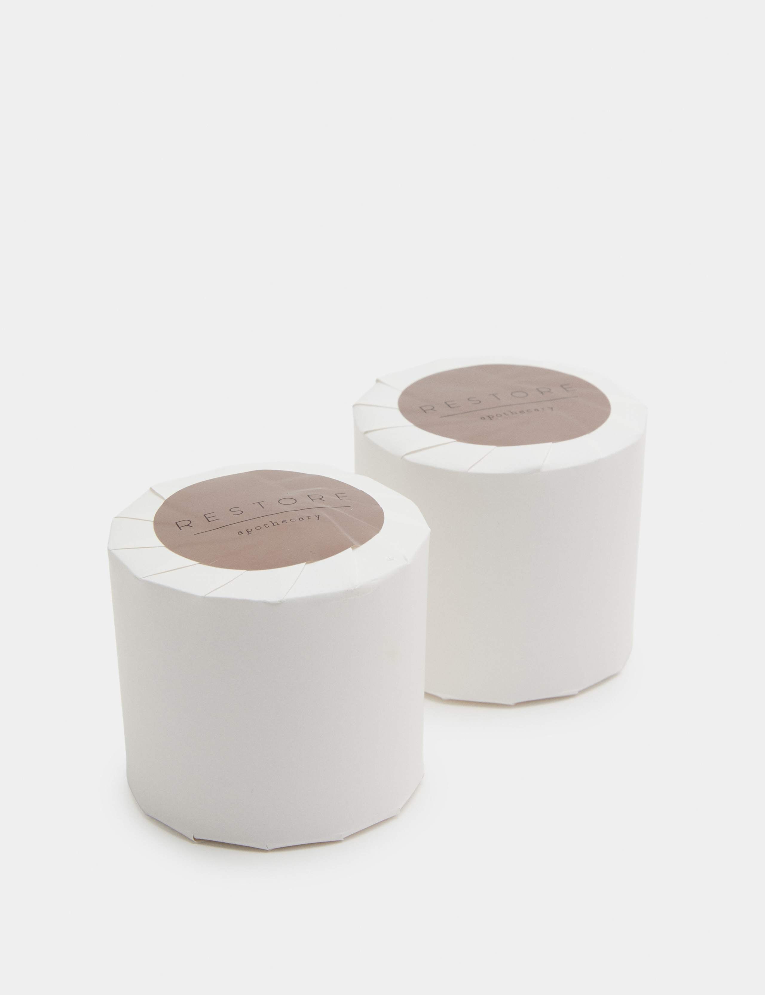 Set of 2 Restore candle refills herbal fragrance - British product