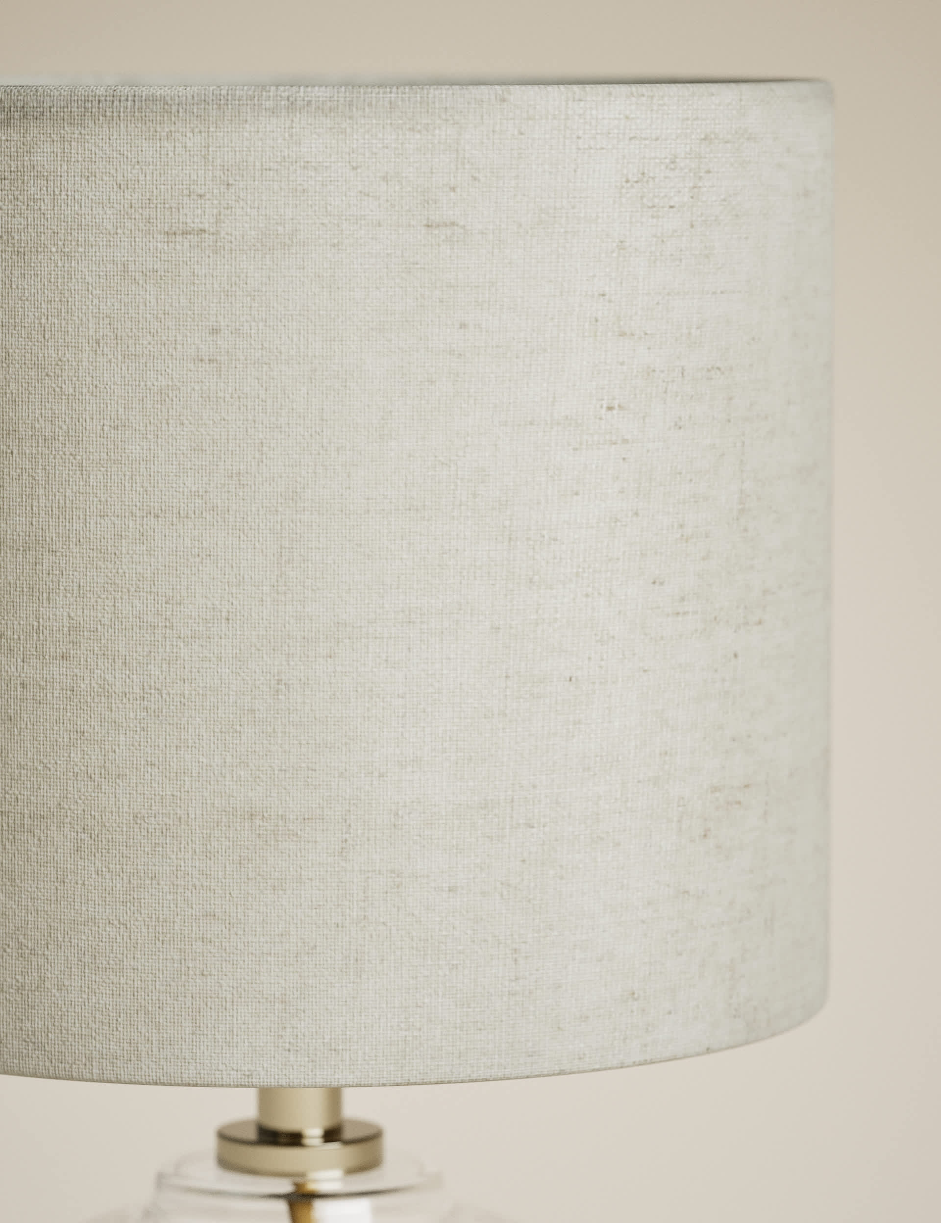 Ribbed glass table lamps set of 2 small, imported from the UK
