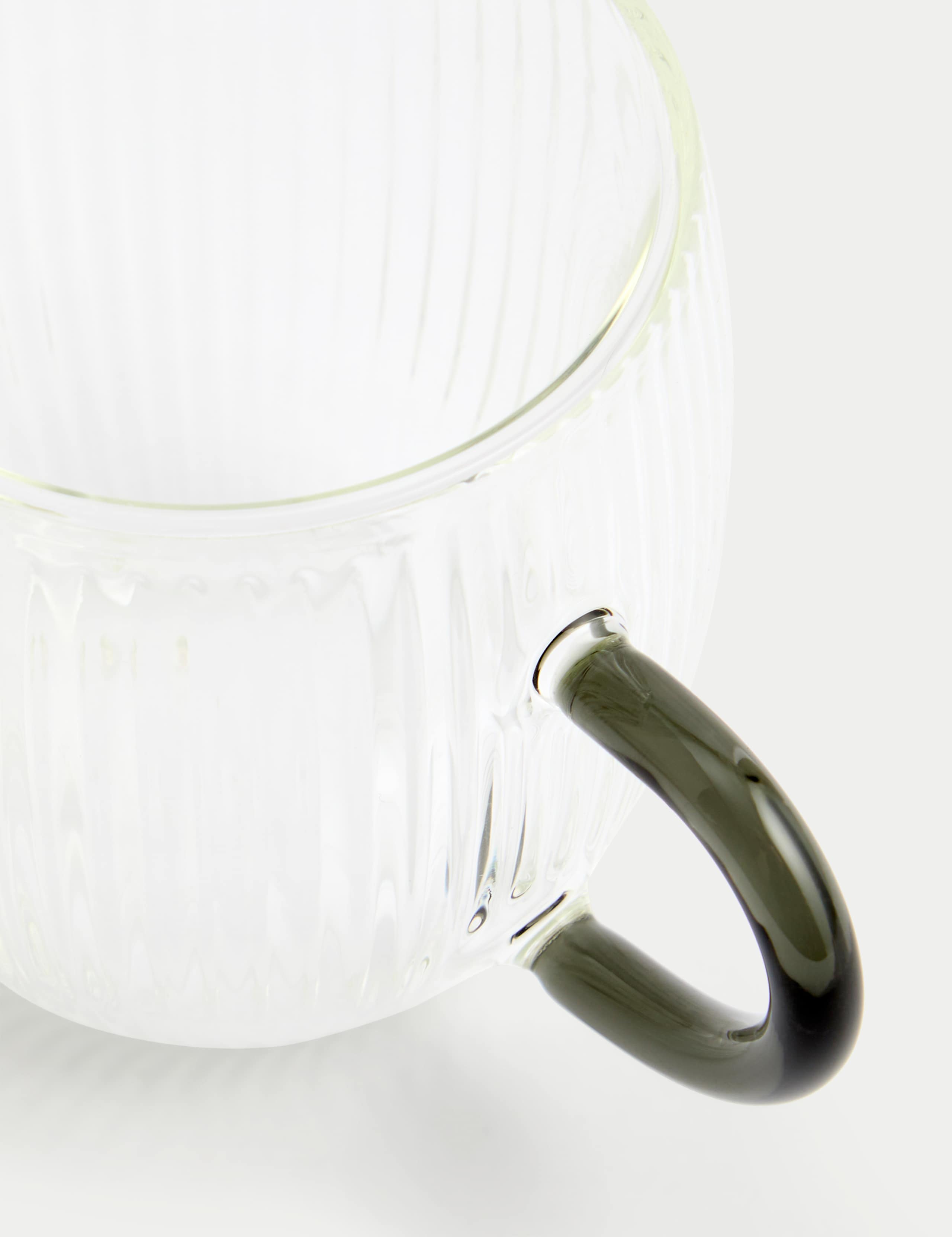 Set of 2 Ribbed Mugs