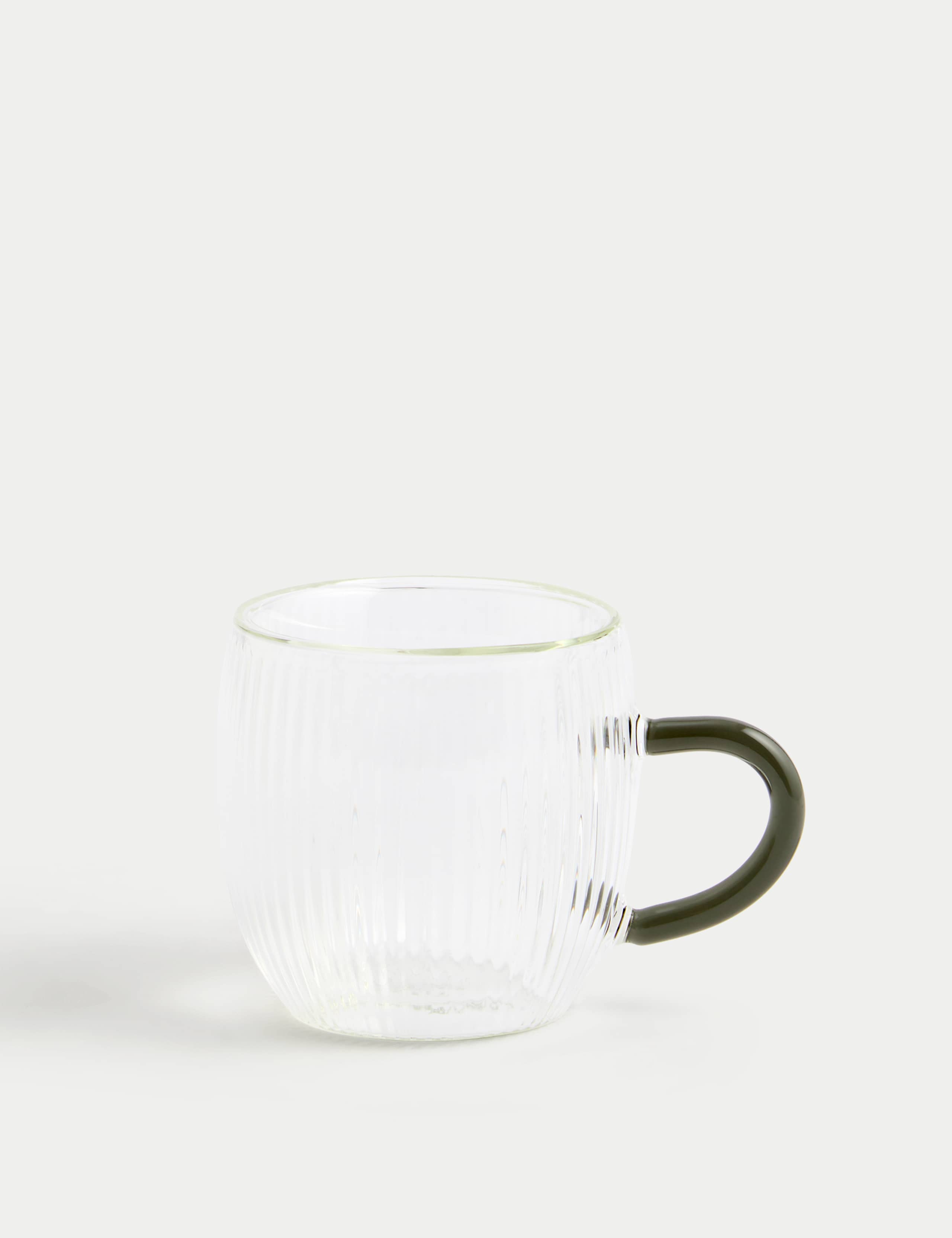 Set of 2 Ribbed Mugs