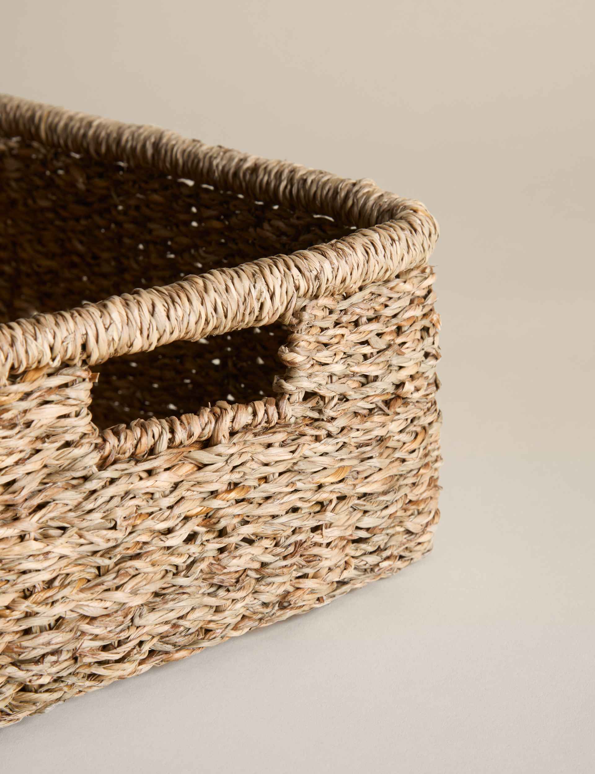 Seagrass rectangular baskets set of 2 (British brand)