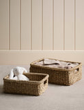 Seagrass rectangular baskets set of 2 (British brand)
