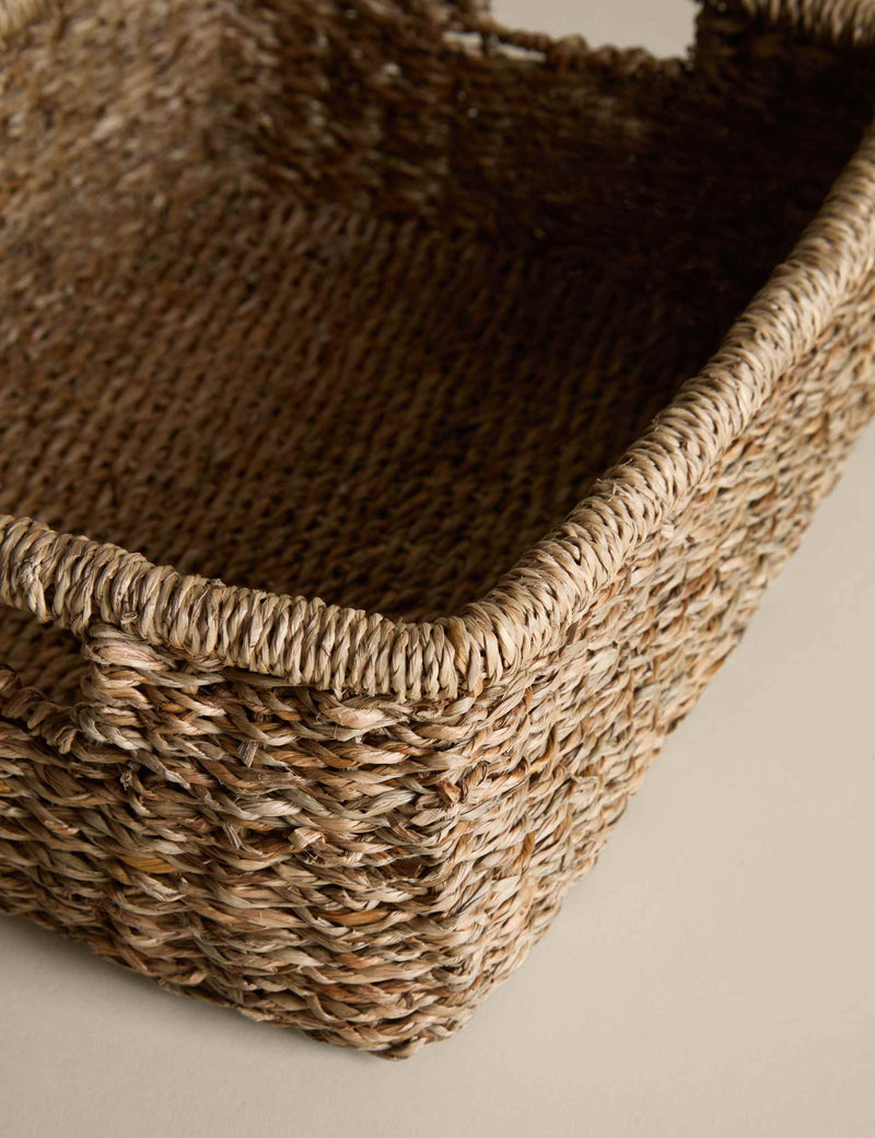 Seagrass rectangular baskets set of 2 (British brand)