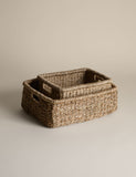 Seagrass rectangular baskets set of 2 (British brand)