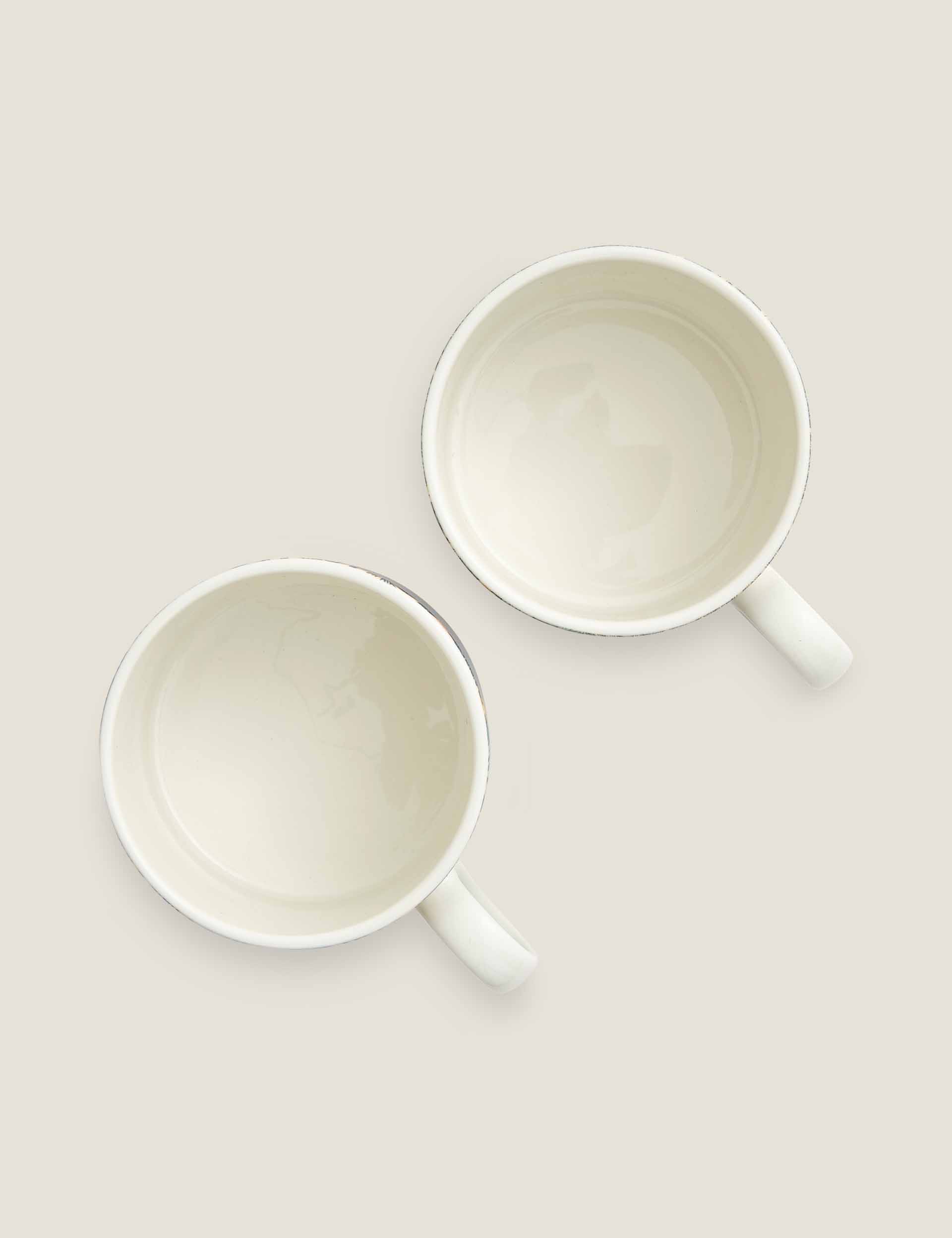 Morris & Co Set of 2 Seaweed Mugs, imported from the UK