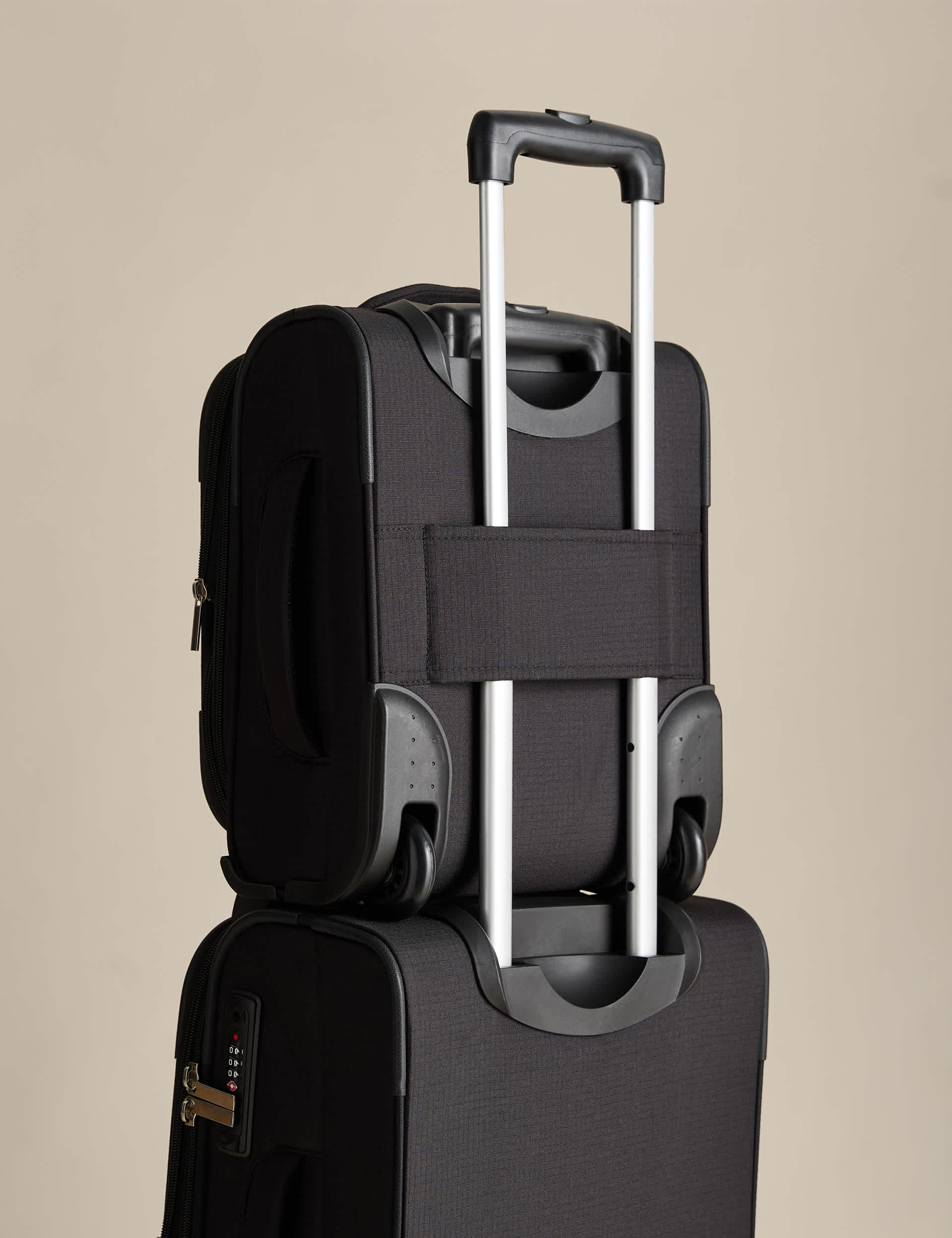 Seville soft suitcases set with cabin and underseater - British product