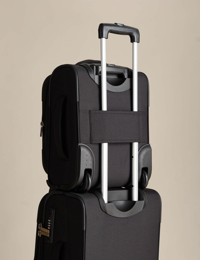 Seville soft suitcases set with cabin and underseater - British product