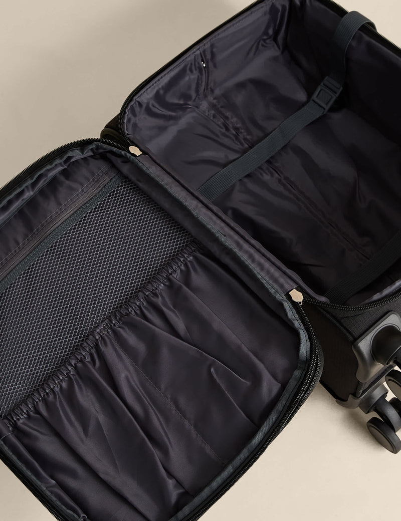 Seville soft suitcases set with cabin and underseater - British product