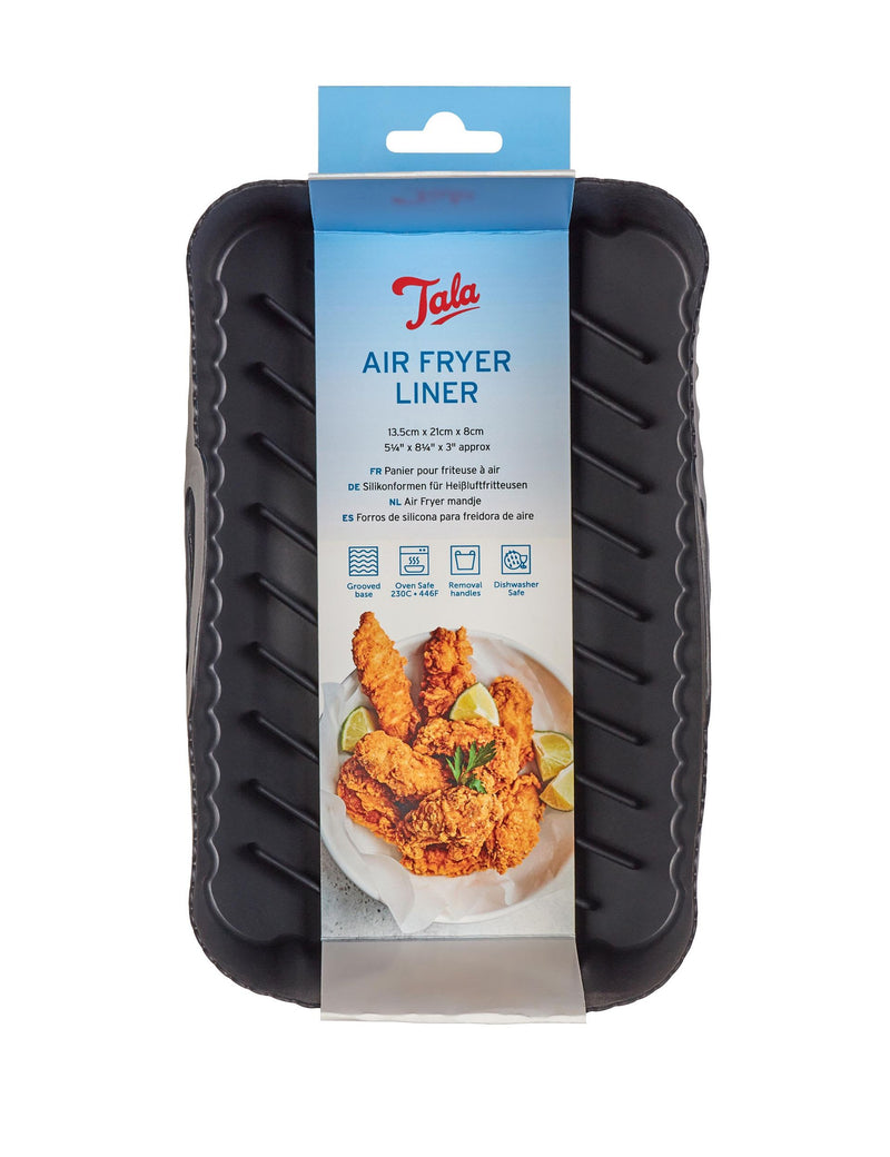 Tala silicone air fryer liners set of 2, 21x14x9cm, imported from the UK