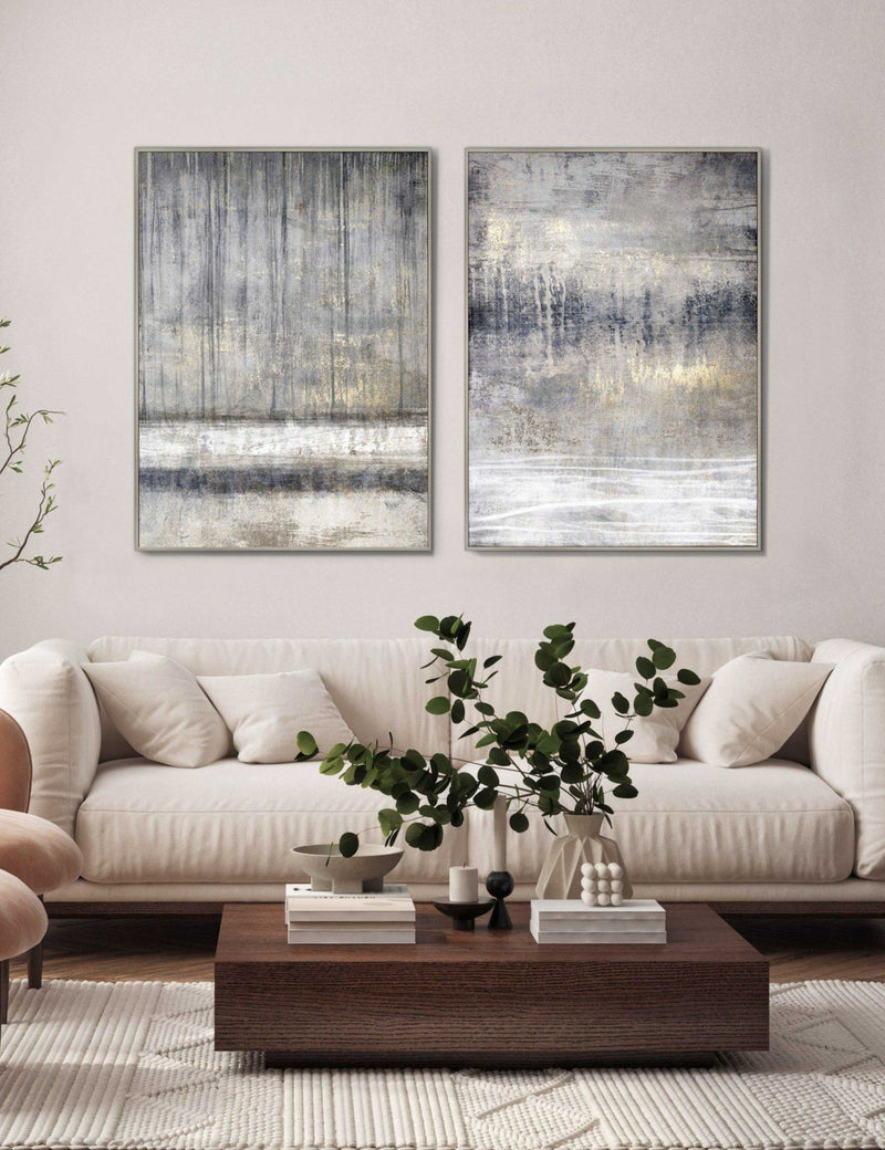 Gallery Direct Torrent framed canvas set, imported from the UK