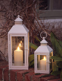 TruGlow set of two decorative LED lanterns for outdoor use - British product