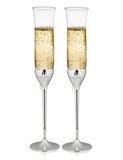 Vera Wang Love Knot crystal flutes set of 2 - British product