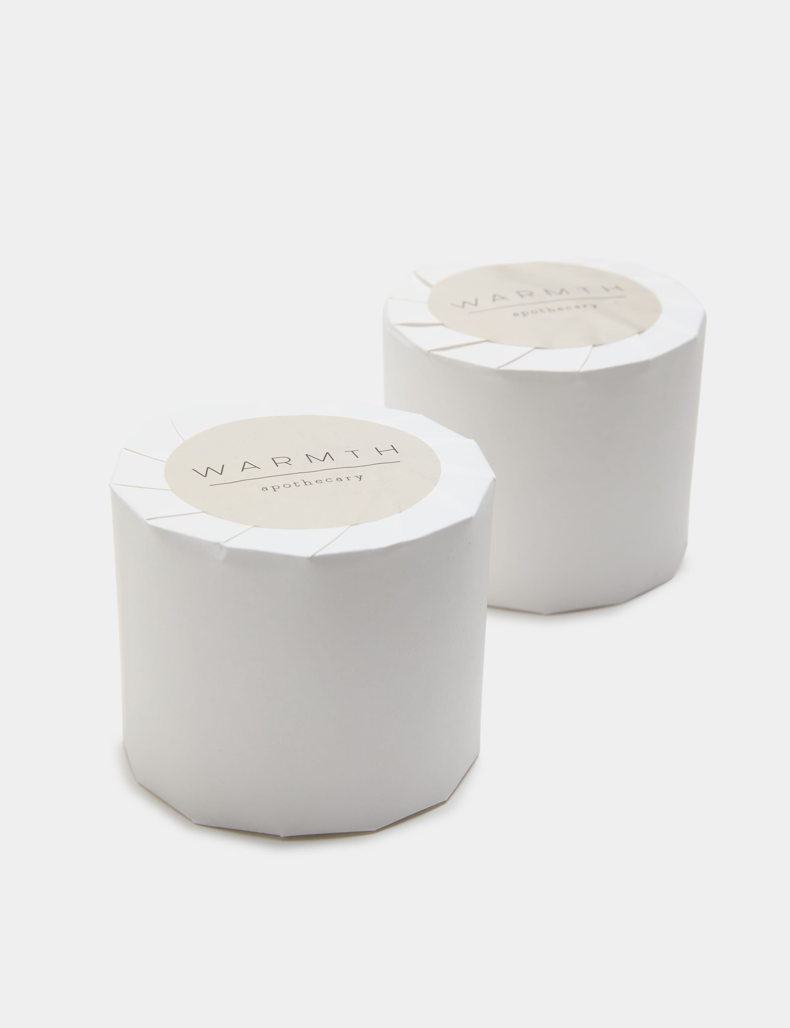 Apothecary Warmth candle refills set of 2, imported from the UK