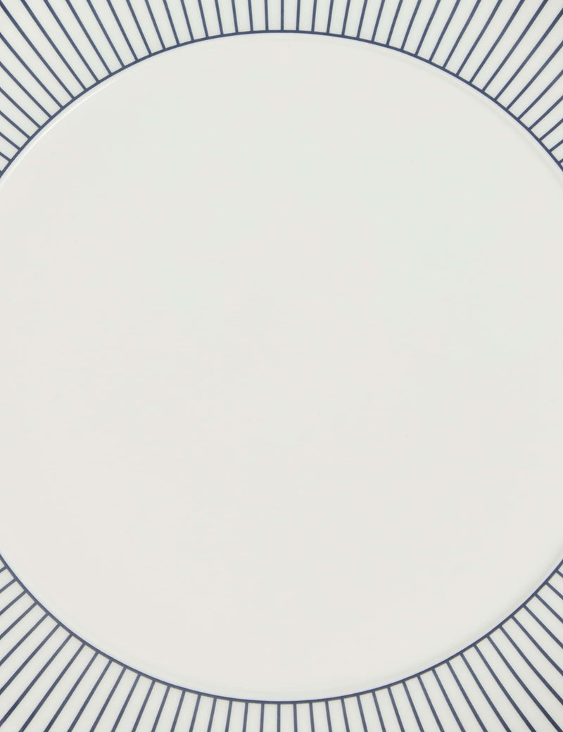 Wedgwood Gio Pinstripe plates set of 2 23.8cm, imported from the UK